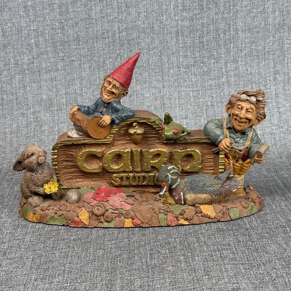 Tom Clark gnome GREETINGS 1993 Cairn Studio Item #2012 Signed - Picture 1 of 9